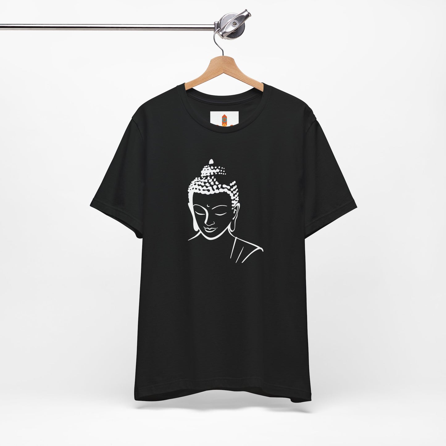 White Buddha Design T-shirt