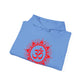 Red Om Lotus Design Hoodie
