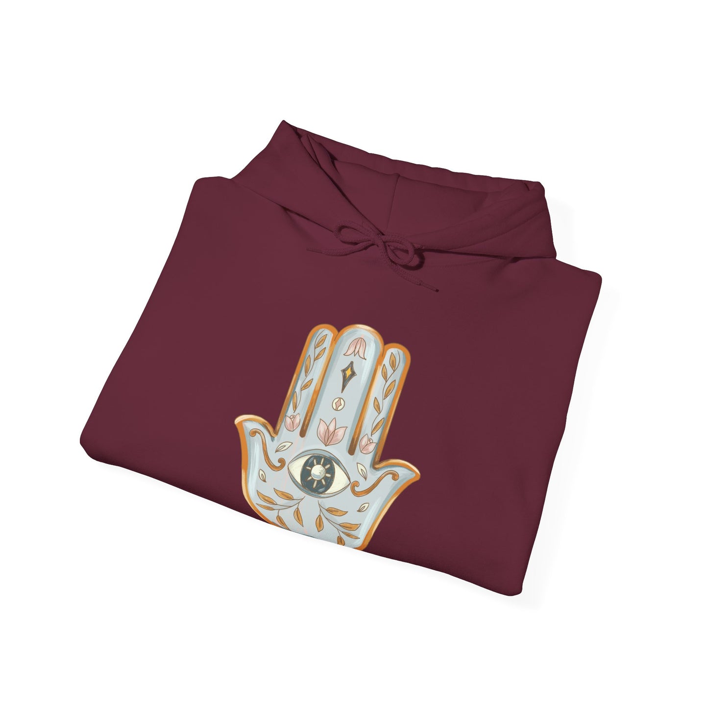 Silver Hamsa Hand Hoodie