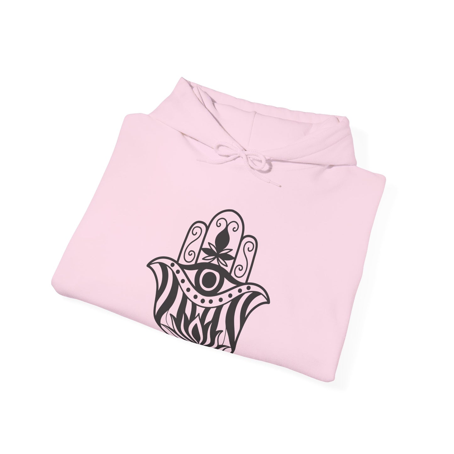 Hamsa Lotus Art Hoodie