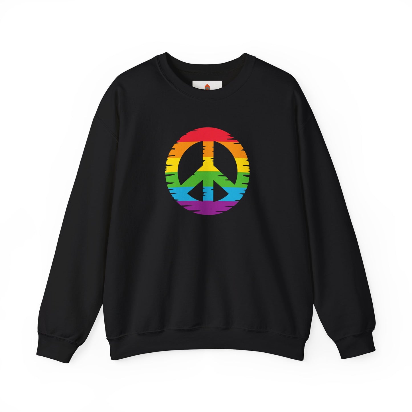 Rainbow Peace Sign Sweatshirt