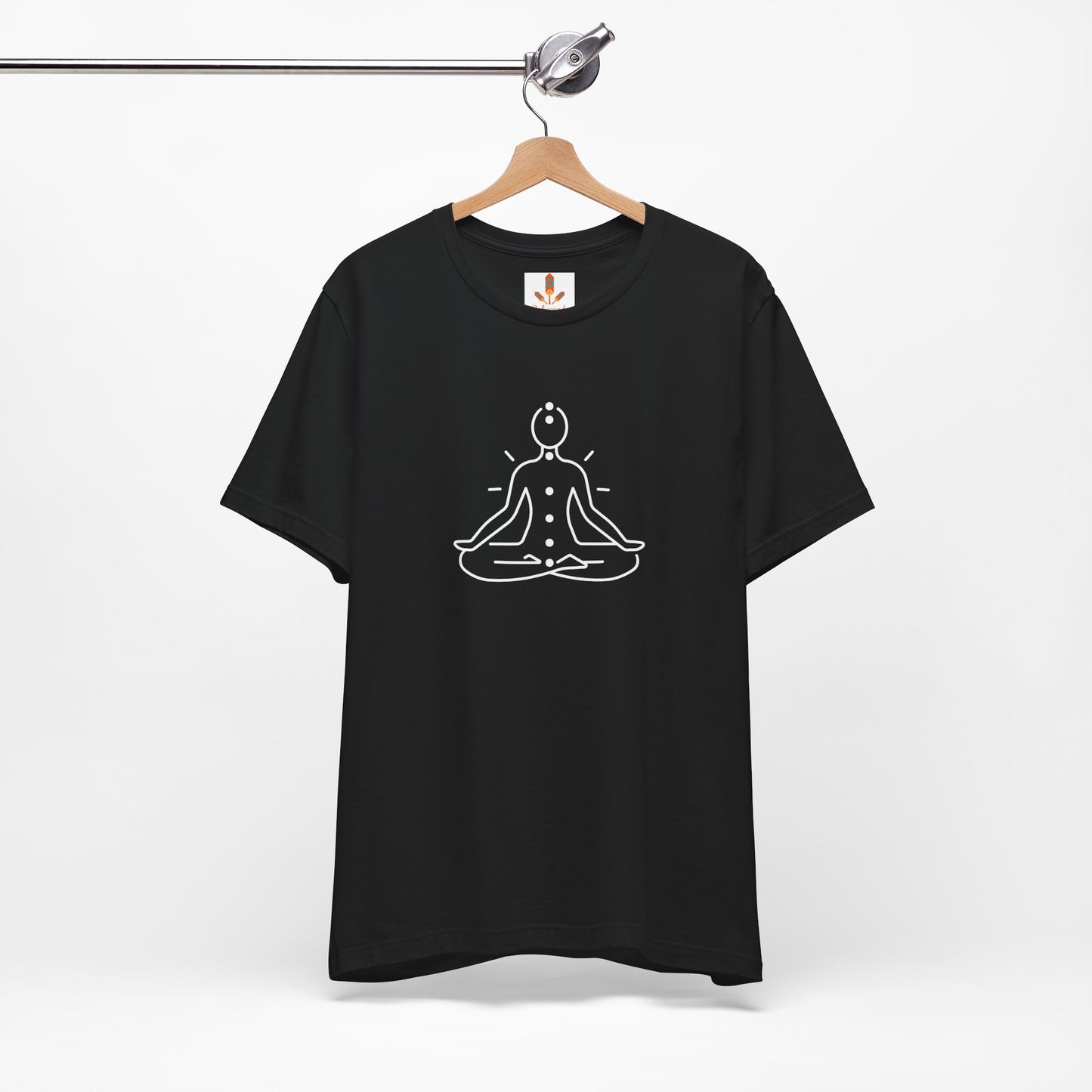 White Chakra Design T-shirt