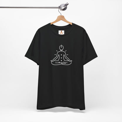 White Chakra Design T-shirt