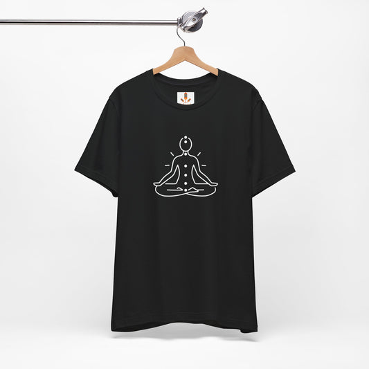 White Chakra Design T-shirt