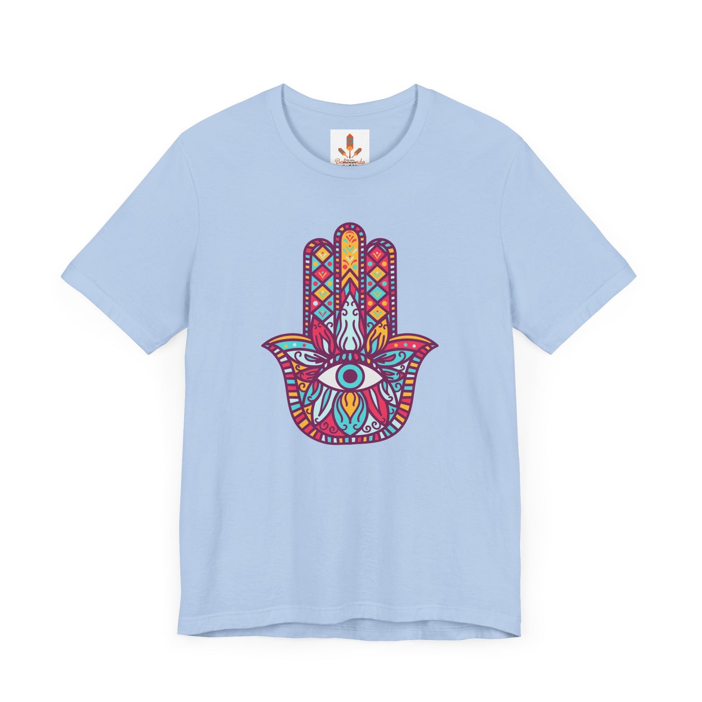 Colorful Fatima Hamsa Hand T-shirt