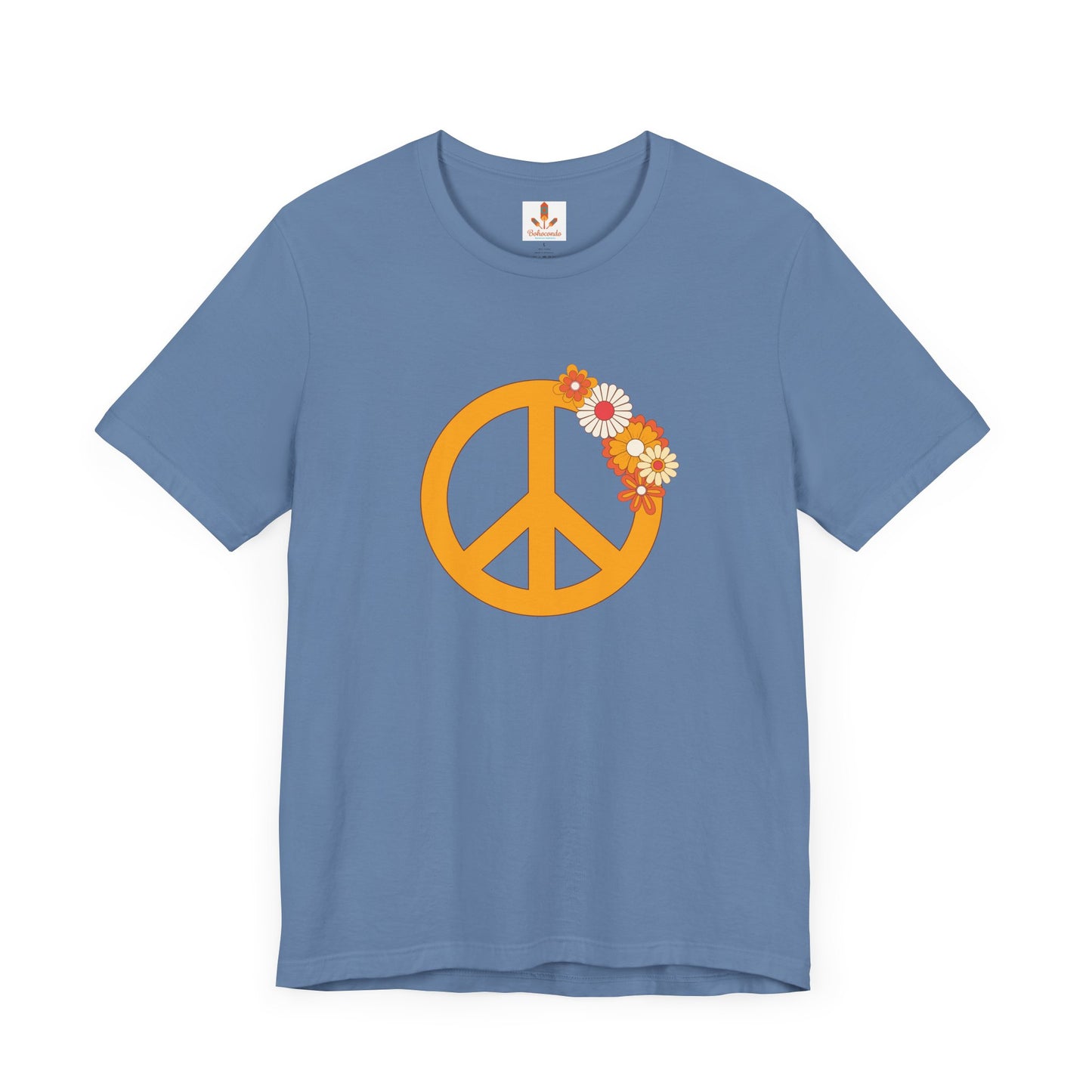 Peace Sign with Flowers T-shirt