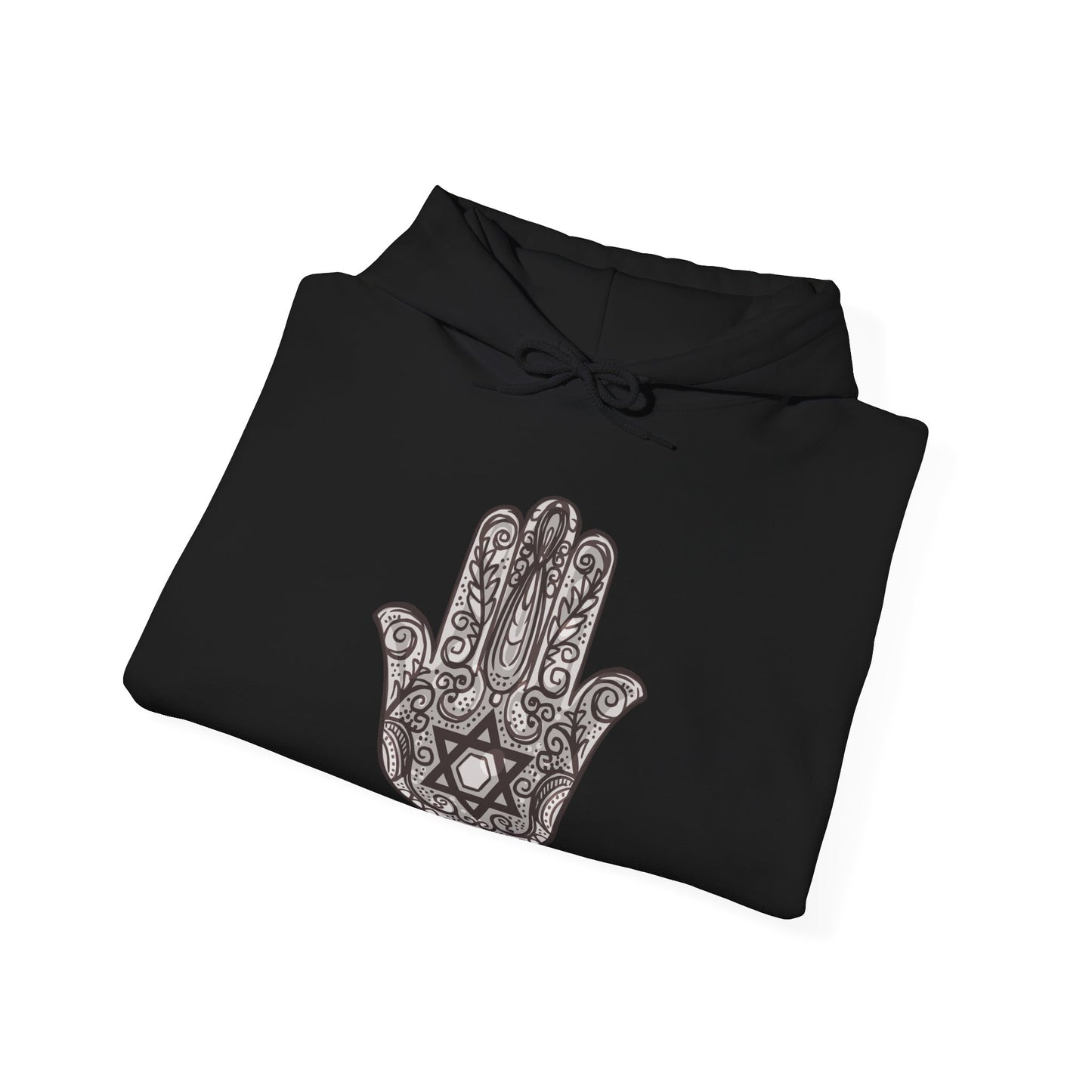 Beautiful Hamsa Hand with Star Hoodie