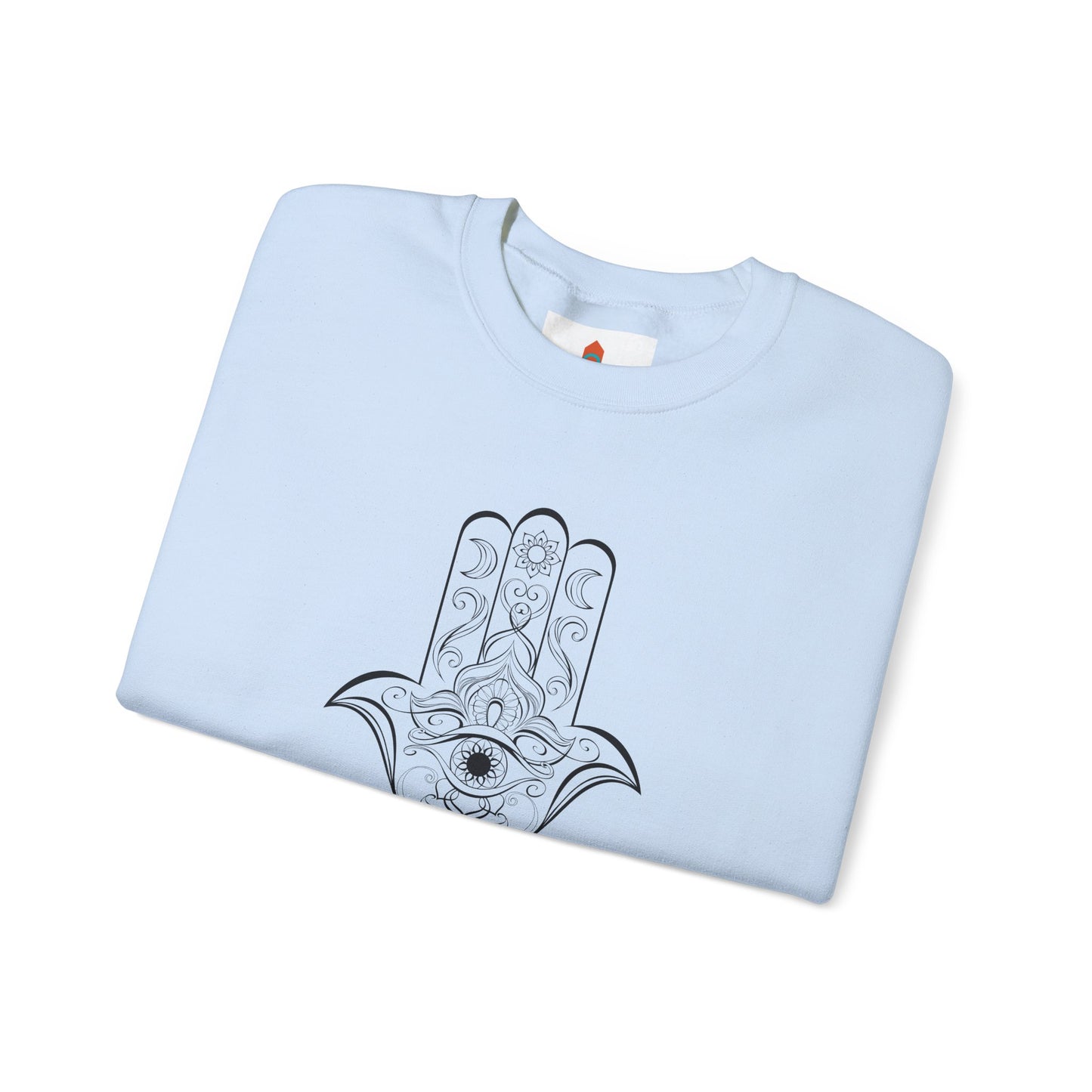 Hamsa Hand with Lotus Flower Sweatshirt