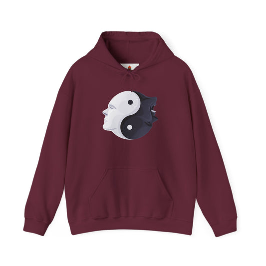 Yin Yang Two Faces Hoodie