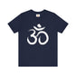 White Om Drawing T-shirt