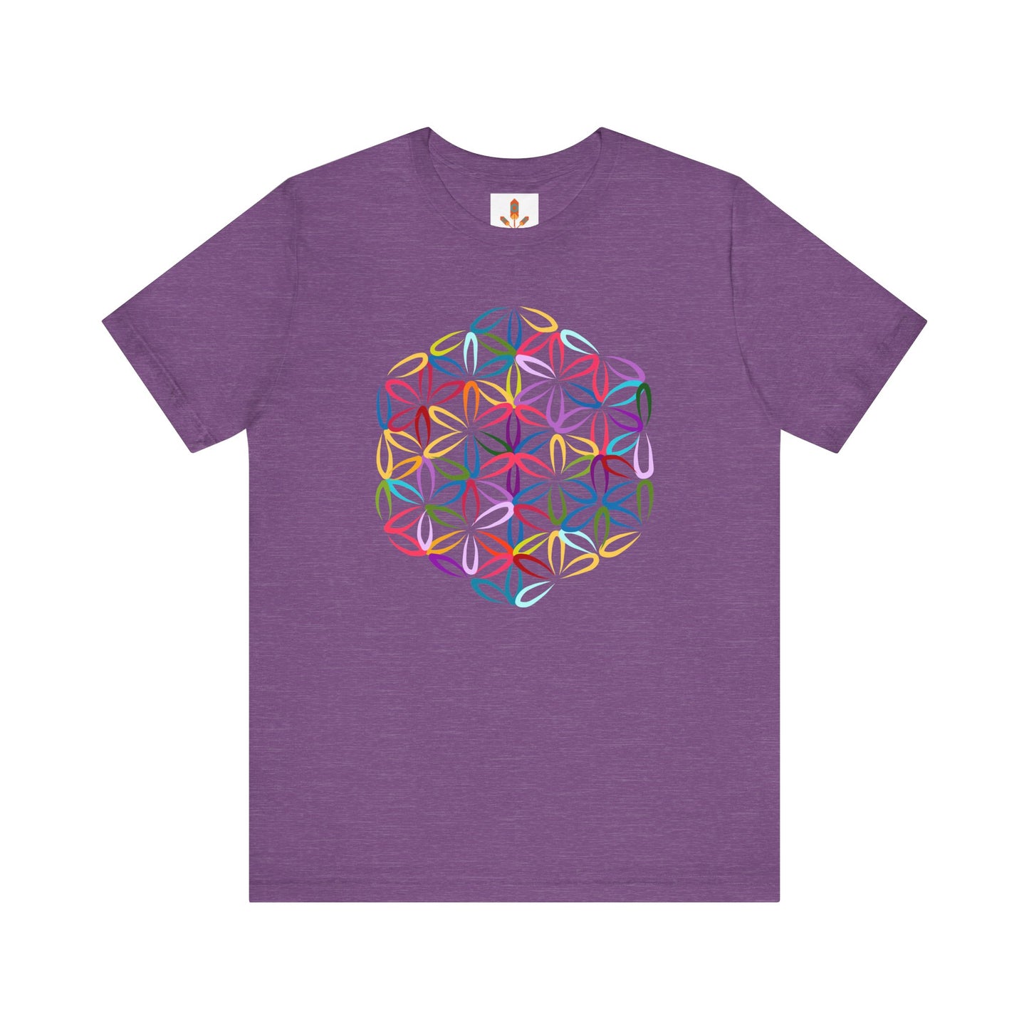 Multicolor Flower of Life T-shirt