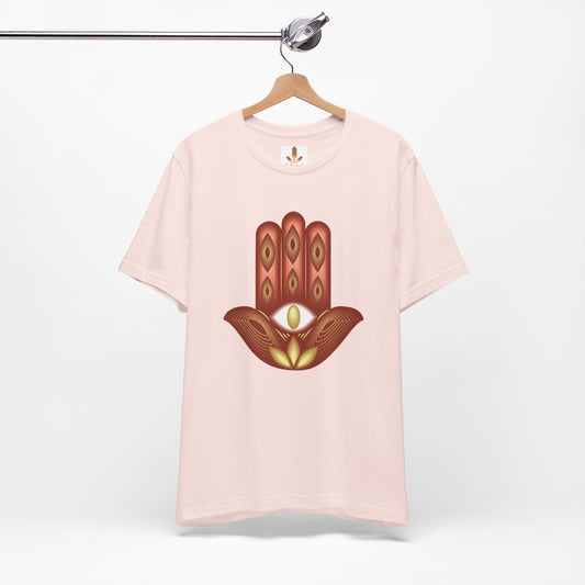 Colorful Hamsa Lotus T-shirts