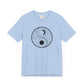 Yin Yang Sun and Moon Design T-shirt