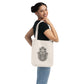 Beautiful Fatima Hamsa Hand Organic Canvas Tote Bag