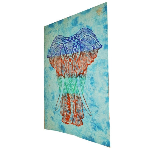 Colorful Bohemian Elephant Tapestry