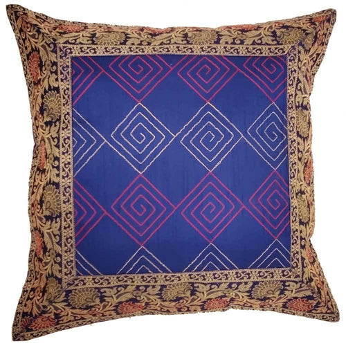 Jacquard Embroidery Patchwork Cushion Cover – Bohemian Home Accent