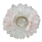 Rose Quartz and Quartz Votive Candle Holder
