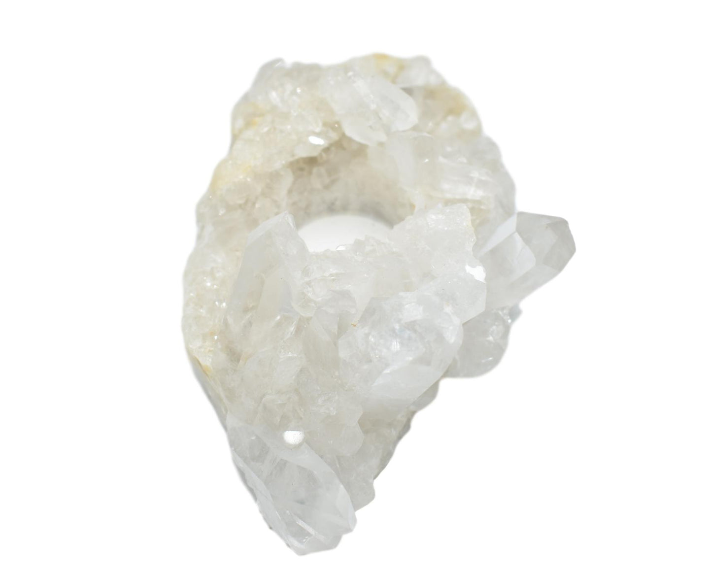 Quartz Cluster Candle Holder