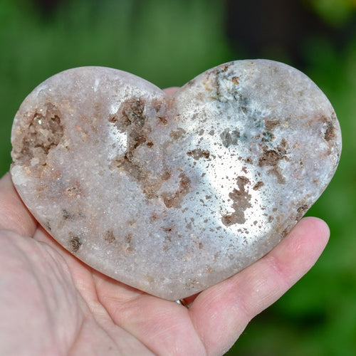 Pink Amethyst Hearts