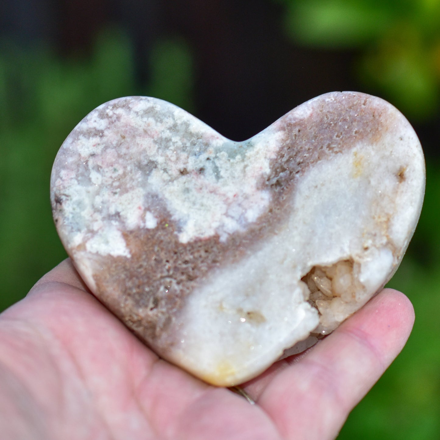 Pink Amethyst Hearts