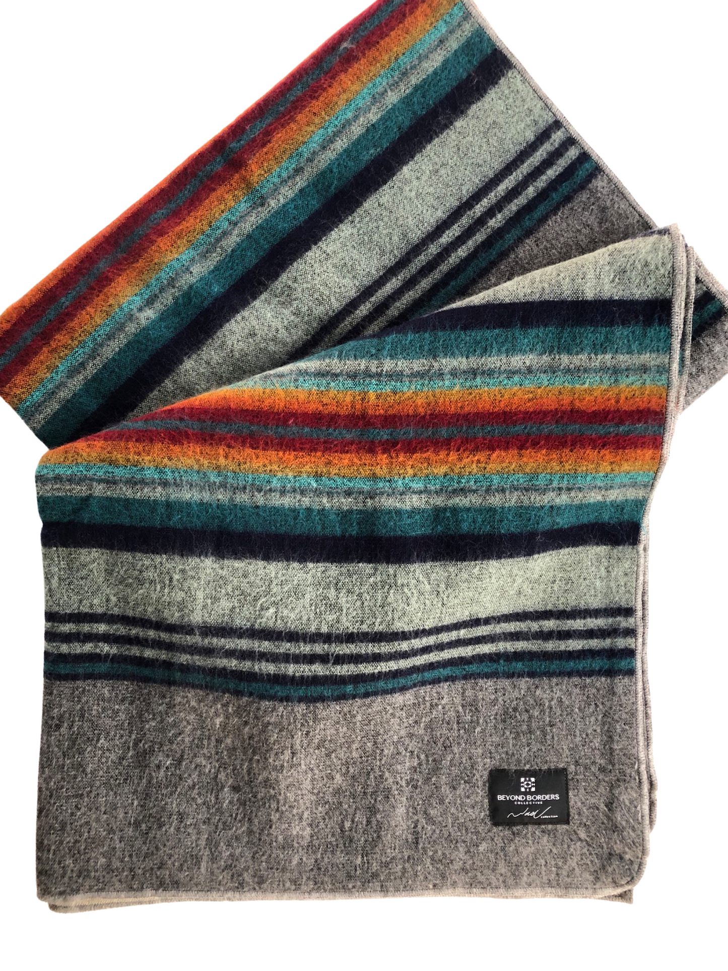 El Viajero Blanket – Grey Sunrise