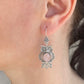 Owl Figured Rose Quartz Earrings - Filigree Art