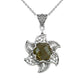Alexandrite Lotus Flower Necklace