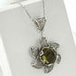 Alexandrite Lotus Flower Necklace