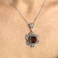 Alexandrite Lotus Flower Necklace