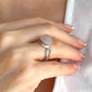 Rose Quartz Filigree Art Gemstone Ring