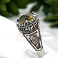 Greek Key Pattern Filigree Art Alexandrite Ring