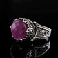 Filigree Art Ruby Ring