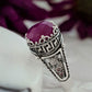 Filigree Art Ruby Ring