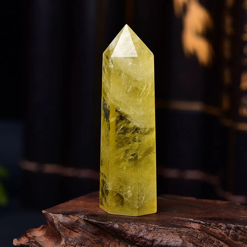 Natural Citrine Crystal Point