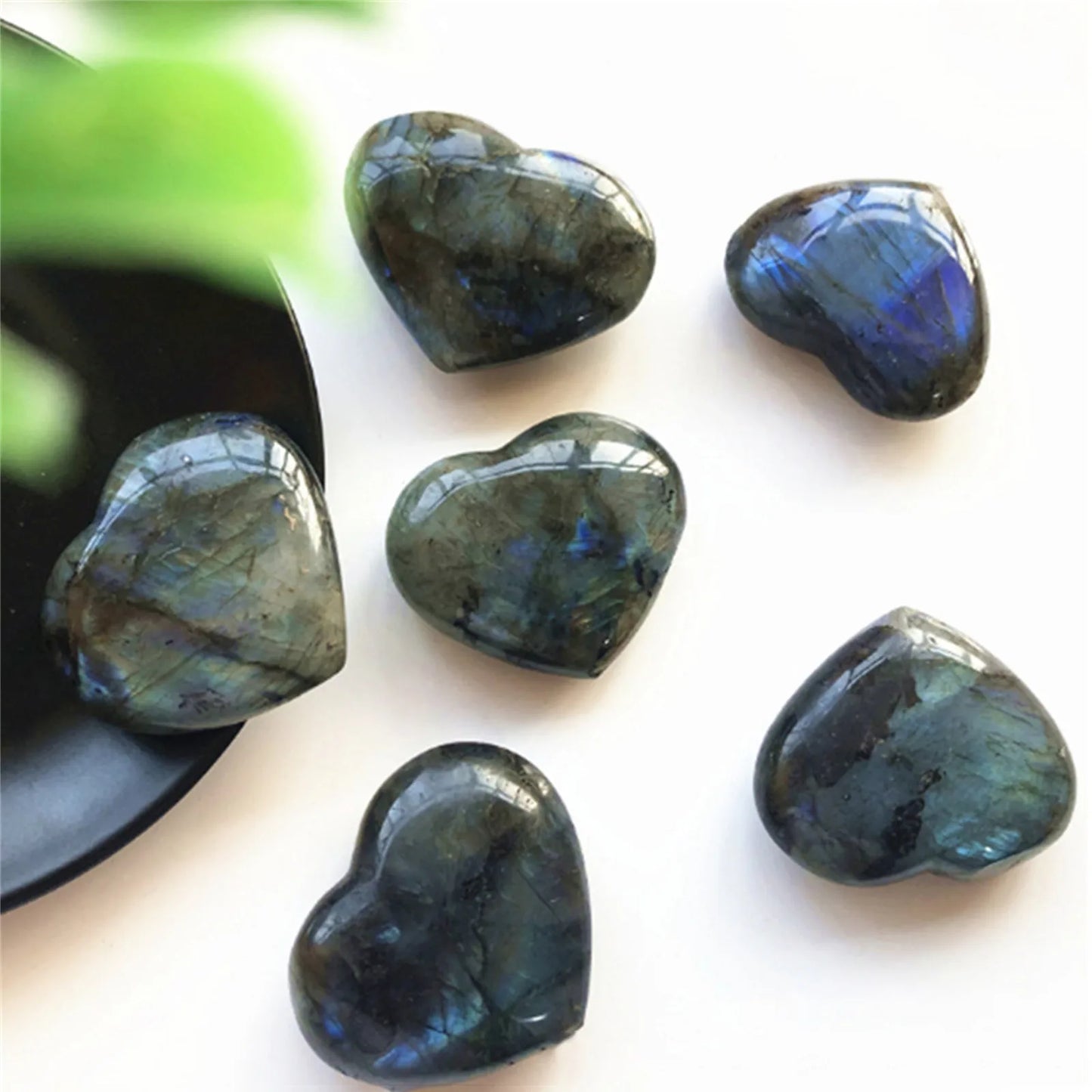 Moonstone Labradorite Palm Stones