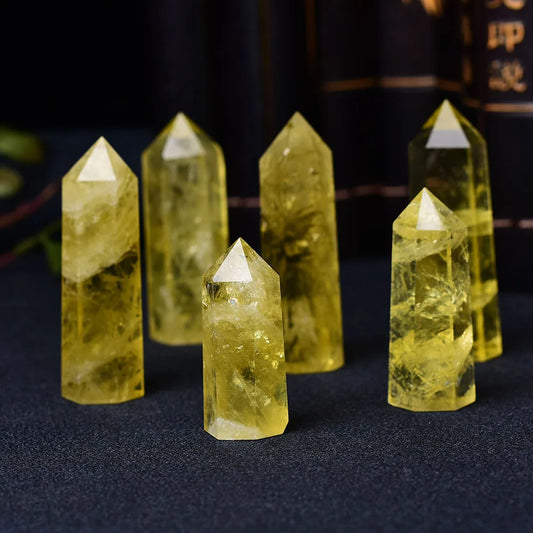 Natural Citrine Crystal Point