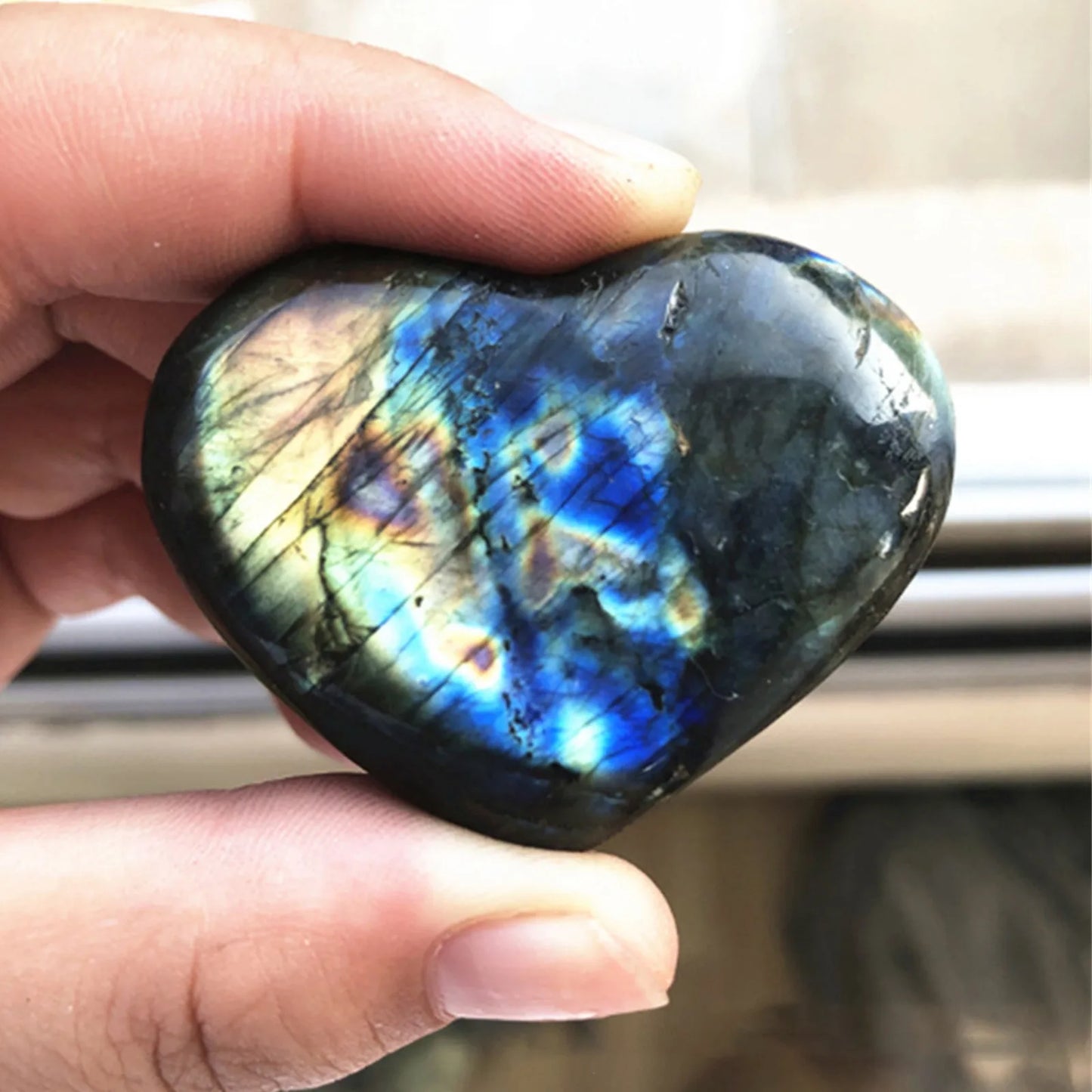 Moonstone Labradorite Palm Stones