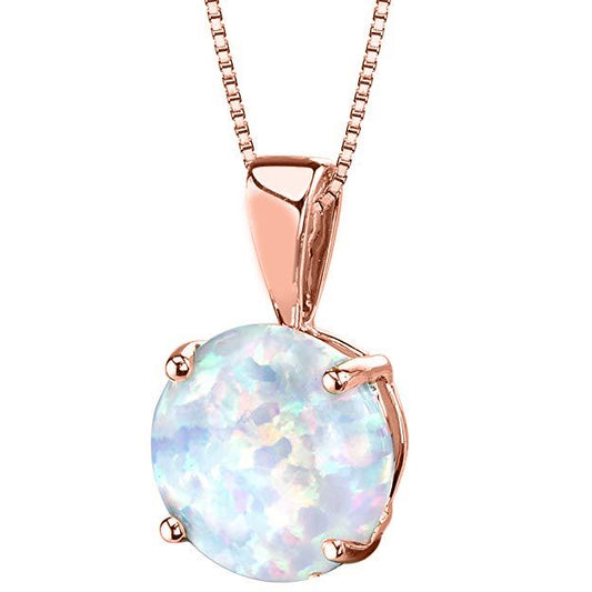 Oceanic Princess Cut Opal Necklace