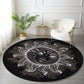 Bohemian Home Decor Sun Pattern Round Rug