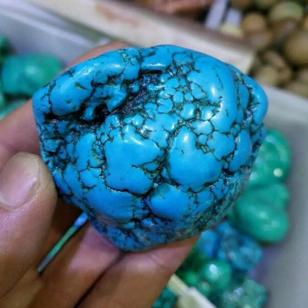 Natural Turquoise Mineral Bare Stone