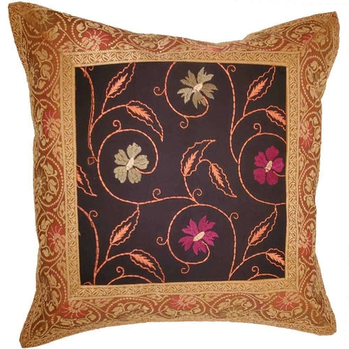 Jacquard Embroidery Patchwork Cushion Cover – Bohemian Home Accent