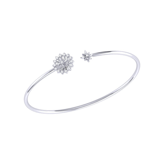 Starburst Adjustable Diamond Cuff