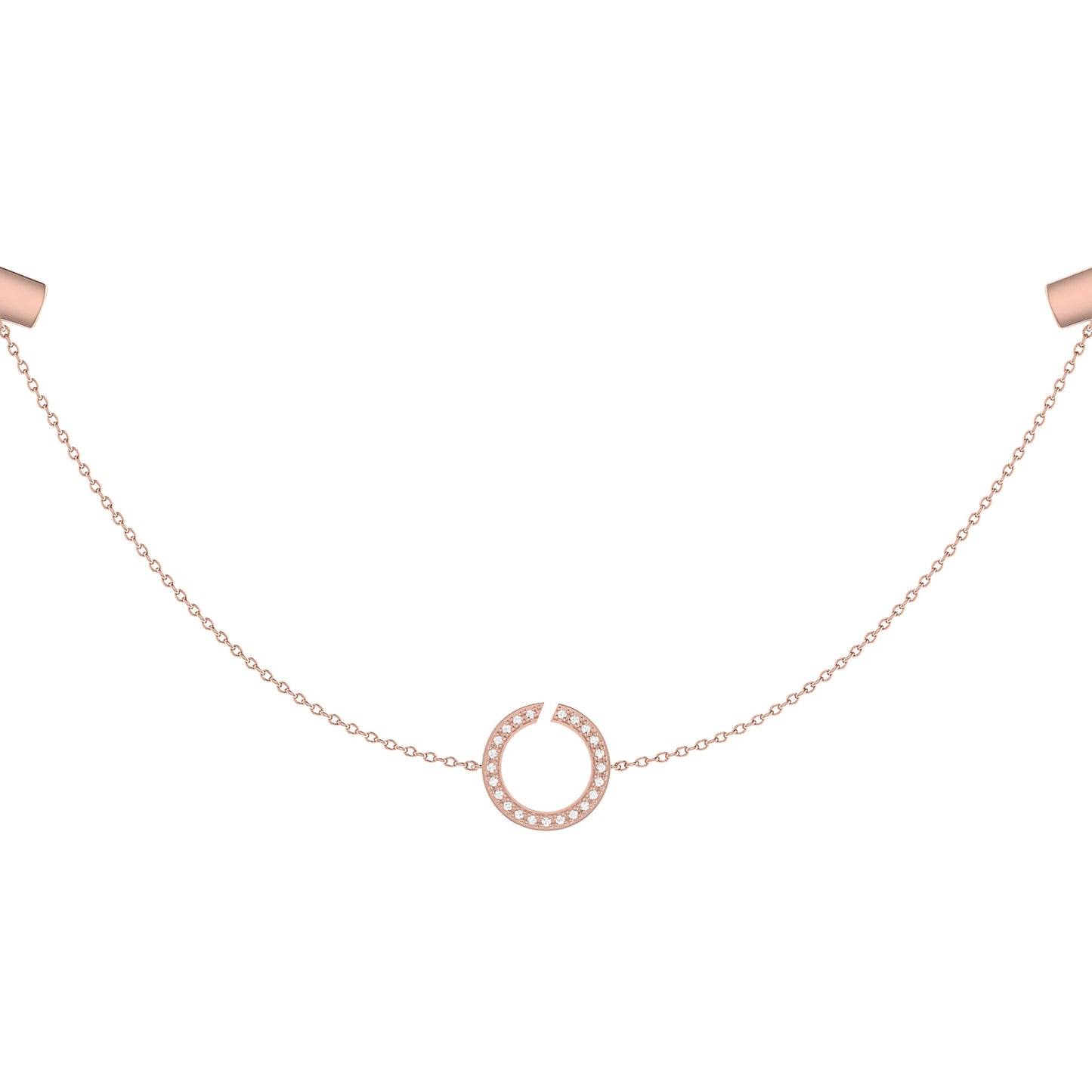 Avani Skyline Geometric Layered Diamond Necklace