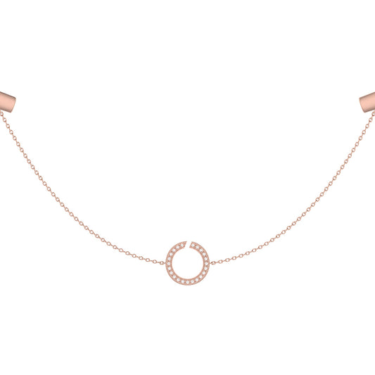 Avani Skyline Geometric Layered Diamond Necklace