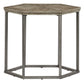 Adison Cove Ash Blonde Hexagon End Table
