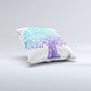Gradiated Tree of Life Throw Pillow