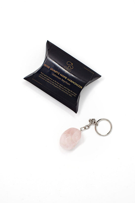 Rose Quartz Keychain Talisman – Carry Love Wherever You Go