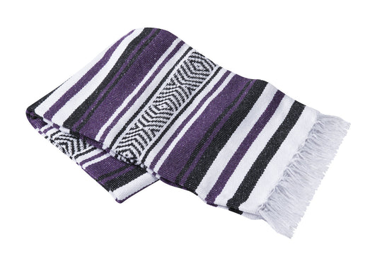 Handwoven Striped Yoga Blanket