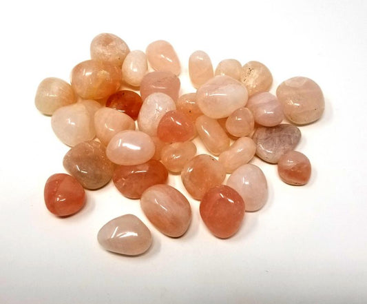 Rose Quartz Tumbled Genuine Polished Gemstones - 1" Piece