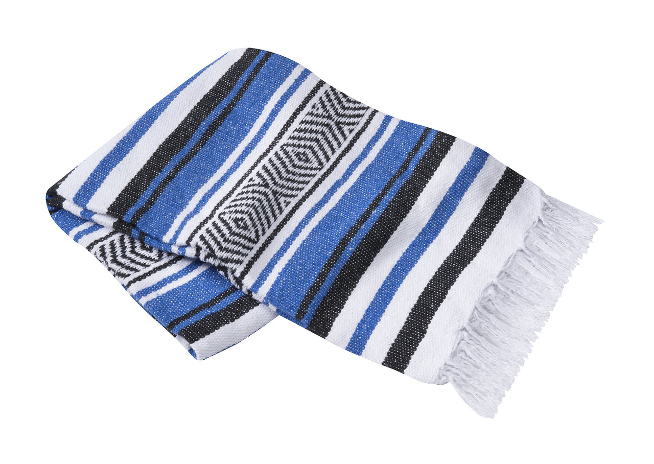 Handwoven Striped Yoga Blanket